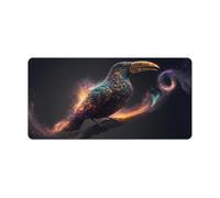 QSYFNBZL Tapis de Souris Extra Large Motif Toucan Base en Caoutchouc antidérapant Doux et résistant pour Le Bureau et la Maison 30x60cm