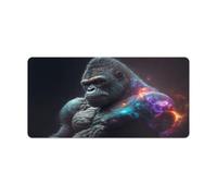 QSYFNBZL Tapis de Souris Gorilla Extra Large 30x60cm Grand Tapis de Bureau pour Maintenir Une Excellente Vitesse et Un Excellent contrôle Base en Caoutchouc antidérapante