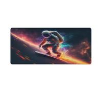 QSYFNBZL Tapis de Souris Lavable Motif Astro Surfer 40x90cm avec Surface antidérapante en Caoutchouc résistant à l'eau pour la Maison Le Bureau et la Salle de Jeux