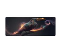 QSYFNBZL Tapis de Souris Long Toucan avec Base en Caoutchouc antidérapante et Bords Cousus pour Le Travail à Domicile Le Bureau et Les Jeux 30x80cm