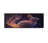QSYFNBZL Tapis de Souris Longs lavables Motif lièvre 30x80cm Grand Tapis de Bureau pour Ordinateur Portable Jeu Bureau Maison Accessoire Gadget