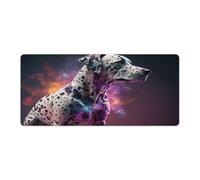 QSYFNBZL Tapis de Souris Motif Dalmatien Lavable 40x90cm Grand Format Surface Douce et Lisse Base en Caoutchouc antidérapant Tissu imperméable et Doux
