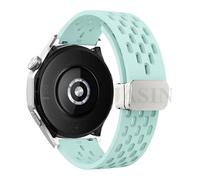 QSYJCCXD 18 20 22 mm Slicon magnétique SILICONE pour Watch GT 5 46mm 41 mm Sports Sports Band pour GT5 Pro GT4 GT3 GT2 Correa Watchbands