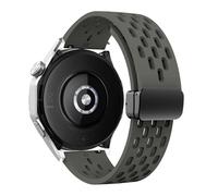 QSYJCCXD 18 20 22 mm Slicon magnétique SILICONE pour Watch GT 5 46mm 41 mm Sports Sports Band pour GT5 Pro GT4 GT3 GT2 Correa Watchbands
