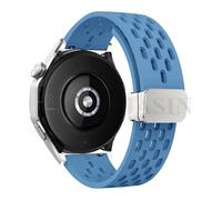 QSYJCCXD 18 20 22 mm Slicon magnétique SILICONE pour Watch GT 5 46mm 41 mm Sports Sports Band pour GT5 Pro GT4 GT3 GT2 Correa Watchbands