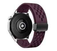QSYJCCXD 18 20 22 mm Slicon magnétique SILICONE pour Watch GT 5 46mm 41 mm Sports Sports Band pour GT5 Pro GT4 GT3 GT2 Correa Watchbands
