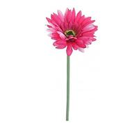 QSYJCCXD 1pc tête de Fleur Artificielle Petite Soie gérasse de Table de Fleurie de Gerbera pour Le Bureau Bricolage décor intérieur Arrangements Floraux