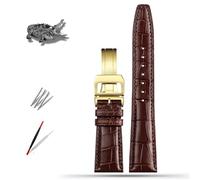 QSYJCCXD 20 mm 21 mm 22 mm Crocodile Skin Watch Band remplacement pour IWC PORUGIESER POROTFINO FAMILLE'S WESTES'S WESTES STRAP PLACHE