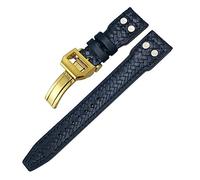 QSYJCCXD 20 mm 21 mm 22 mm Rivet Woven authentique Vow Cow Watch Band , pour IWC Big Pilot Portuyser Pilot IW3777 Series Remplacez le groupe de montre en cuir de vache