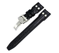 QSYJCCXD 20 mm 21 mm 22 mm Rivet Woven authentique Vow Cow Watch Band , pour IWC Big Pilot Portuyser Pilot IW3777 Series Remplacez le groupe de montre en cuir de vache