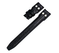 QSYJCCXD 20 mm 21 mm 22 mm Rivet Woven authentique Vow Cow Watch Band , pour IWC Big Pilot Portuyser Pilot IW3777 Series Remplacez le groupe de montre en cuir de vache