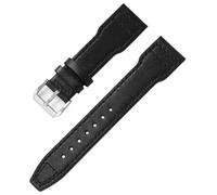 QSYJCCXD 20 mm 21 mm 22 mm Veille de montres en cuir authentique Bambou Bambou Rivets Watch Band pour IWC Mark Pilot Portuyser Watch Band Accessoires