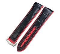 QSYJCCXD 22 mm 21 mm 20 mm Nouveau tissu en nylon Cow Hide Composite Rubberband Band Ajustement pour Omega Seamaster 300 Planet Ocean 600 STRAP WORK