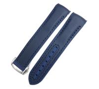 QSYJCCXD 22 mm 21 mm 20 mm Nouveau tissu en nylon Cow Hide Composite Rubberband Band Ajustement pour Omega Seamaster 300 Planet Ocean 600 STRAP WORK