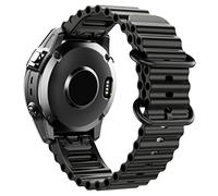 QSYJCCXD 22 mm 26 mm Bobine de bracelet en silicone océan pour approche S62 FENIX5X 5PLUS FENIX 6X 6 6PRO FENIX7X 7 Watch Band Intinct1 2 Bracelet rapide D2 Watchbands