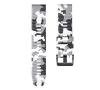 QSYJCCXD 22 mm 26 mm Camouflage Silicone Watch Band pour Fenix 5/6 Pro / 7x Instinct 2 / 2x Forerunner 955/945