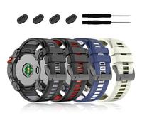 QSYJCCXD 26 mm FENIX 7X 6X PRO 5X plus bande de montre QuickFit, sangle en silicone douce ， pour Enduro 2 / Descente MK2i / Mk3i 51mm / TACTIX 7PRO / EPIX PRO 51MM