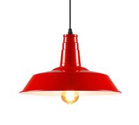 QSYJCCXD American Country Style Chandelier, E27 Fin de Plafond à vis, Création de personnalité Color Metal Hanging Lamping, Restaurant Bar-Top Cafe Decoration Pendante Light