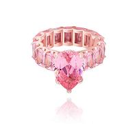 QSYJCCXD Anneau de forme de larme en or 14k, anneau Moisanite coupé radieux coupé de poire, une larme étincelante de joie pour les moments célèbres