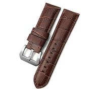 QSYJCCXD Band de montre de 24 mm ajustement pour Pam Panerai Luminor Green Red Blue Cowhide Boucche en acier inoxydable