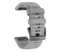 QSYJCCXD Band de montre de 26 mm pour FENIX 7X PRO/FENIX 7X / FENIX 6X / FENIX 6X PRO/FENIX 5X / FENIX 3, 26 mm Solide en silicone douce pour descente MK3I 51mm / Epix Pro 51 mm