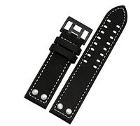 QSYJCCXD Band de montre en cuir authentique pour Hamilton H760250 H77616533 Broupements de montre de marque de bracelet 20 mm 22 mm avec fermoir à bouton