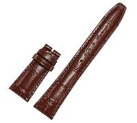 QSYJCCXD Band de montre en cuir Compatible pour les sangles de remplacement IWC Texture d'alligator classique 20 mm 21 mm 22 mm pour IWC Big Pilot Spitfire Gun IW5009 IW3777 RIVETS COWHIDE STRAP
