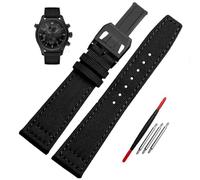 QSYJCCXD Band de montre en nylon haute densité pour IWC IW377724 IW371614 STRAPE DE MONTRE 20 mm 21 mm 22 mm Bracelet Black ArmyGreen Blue Toile