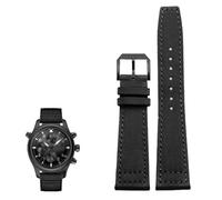 QSYJCCXD Band de surveillance en nylon haute densité pour IWC IW377724 IW371614 Sangle de montre 20 mm 21 mm 22 mm Bracelet Black ArmyGreen Bleu