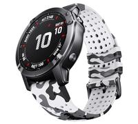 QSYJCCXD Band de surveillance en silicone de 22 mm pour Fenix 6, 7, 8 Sapphire, 6 solaires, 5 plus, 4, précurseur 935, 945, 955, 965 Watch Band