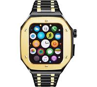 QSYJCCXD Bande de montre de boîtier de pare-chocs en acier inoxydable ， pour 8 7 6 5 4 SE 45 mm 44 mm, Kit MOD MOD BRACKET INTÉGRÉ STRAPE EN TOCH