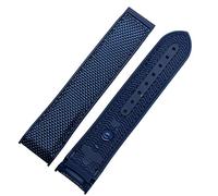 QSYJCCXD Bande de montre en caoutchouc en nylon pour hommes oméga hommes déploient le fermoir watch accessoire silicone watch bracelet chaîne