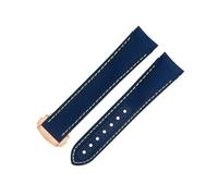 QSYJCCXD Bandons de montre de vache en nylon à haute densité de 20 mm pour Omega AT150 Seamaster 300 Planet Ocean de Ville Speedmaster Curved Watch Band