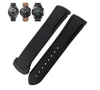 QSYJCCXD Bandoue de montée en caoutchouc 22 mm 20 mm Bobine de silicone à extrémité incurve