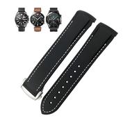 QSYJCCXD Bandoue de montée en caoutchouc 22 mm 20 mm Bobine de silicone à extrémité incurve