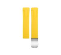 QSYJCCXD Bands de montre en silicone doux de 20 mm pour bracelet de tissu T048.417 Bande de montre T-RACE T-sports Bracelet Bracelet Soft Rubber 21 mm.