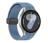 QSYJCCXD Bangle d'origine en silicone pour Galaxy Watch 6 Cassic 43 mm 47 mm 5pro 45 mm Watch Fe 4 5 6 7 40 44 mm Bracelet de boucle magnétique Bracelet