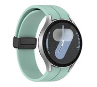 QSYJCCXD Bangle d'origine en silicone pour Galaxy Watch 6 Cassic 43 mm 47 mm 5pro 45 mm Watch Fe 4 5 6 7 40 44 mm Bracelet de boucle magnétique Bracelet