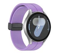 QSYJCCXD Bangle d'origine en silicone pour Galaxy Watch 6 Cassic 43 mm 47 mm 5pro 45 mm Watch Fe 4 5 6 7 40 44 mm Bracelet de boucle magnétique Bracelet