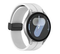 QSYJCCXD Bangle d'origine en silicone pour Galaxy Watch 6 Cassic 43 mm 47 mm 5pro 45 mm Watch Fe 4 5 6 7 40 44 mm Bracelet de boucle magnétique Bracelet