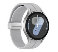 QSYJCCXD Bangle d'origine en silicone pour Galaxy Watch 6 Cassic 43 mm 47 mm 5pro 45 mm Watch Fe 4 5 6 7 40 44 mm Bracelet de boucle magnétique Bracelet
