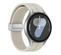 QSYJCCXD Bangle d'origine en silicone pour Galaxy Watch 6 Cassic 43 mm 47 mm 5pro 45 mm Watch Fe 4 5 6 7 40 44 mm Bracelet de boucle magnétique Bracelet