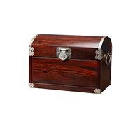 QSYJCCXD Boîte à Bijoux Boîte à Bijoux en Bois Massif Boîte de Rangement rétro Chinoise Bague Boucle d'oreille Collier Bracelet Montre Petite boîte de Rangement de Bijoux Boîte à Bijoux 11,81 Pouces