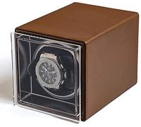 QSYJCCXD Boîte de Montre Watner Watch Box Automatic Watcher pour Une Montre Simple Montre la boîte d'affichage de Rangement en Cuir adapté aux Femmes et aux Hommes atmosphère Watch Winder