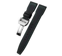 QSYJCCXD Boucotte de Montre en Nylon tissée de 21 mm 21 mm 22 mm Boucche de Boucle Plie de Boucle de Boucle ajustée pour Le Bracelet Portofino de Marque Pilote IWC PORUGIESER