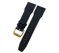 QSYJCCXD Boucotte de Montre en Nylon tissée de 21 mm 21 mm 22 mm Boucche de Boucle Plie de Boucle de Boucle ajustée pour Le Bracelet Portofino de Marque Pilote IWC PORUGIESER
