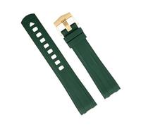 Bandle de montre en caoutchouc FKM FLKM FKM FLUORO POUR STRAP OMEGA NOUVEAU SEAMASTER 300 BRACE DE MONTRE DE LA PLANGE BOUCLE PIN BOUCLE