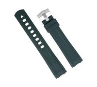 Bandle de montre en caoutchouc FKM FLKM FKM FLUORO POUR STRAP OMEGA NOUVEAU SEAMASTER 300 BRACE DE MONTRE DE LA PLANGE BOUCLE PIN BOUCLE