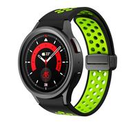 QSYJCCXD Bracelet de montre en silicone pour Galaxy Watch 6 Classique 43 mm 47 mm 5pro 45 mm Bracelet de montre magnétique pour Galaxy Watch 6 5 4 40 mm 44 mm, Watch 6 40MM 44MM