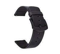 QSYJCCXD Bracelet de montre vintage en cuir 20 mm 22 mm (gris, 20 mm)